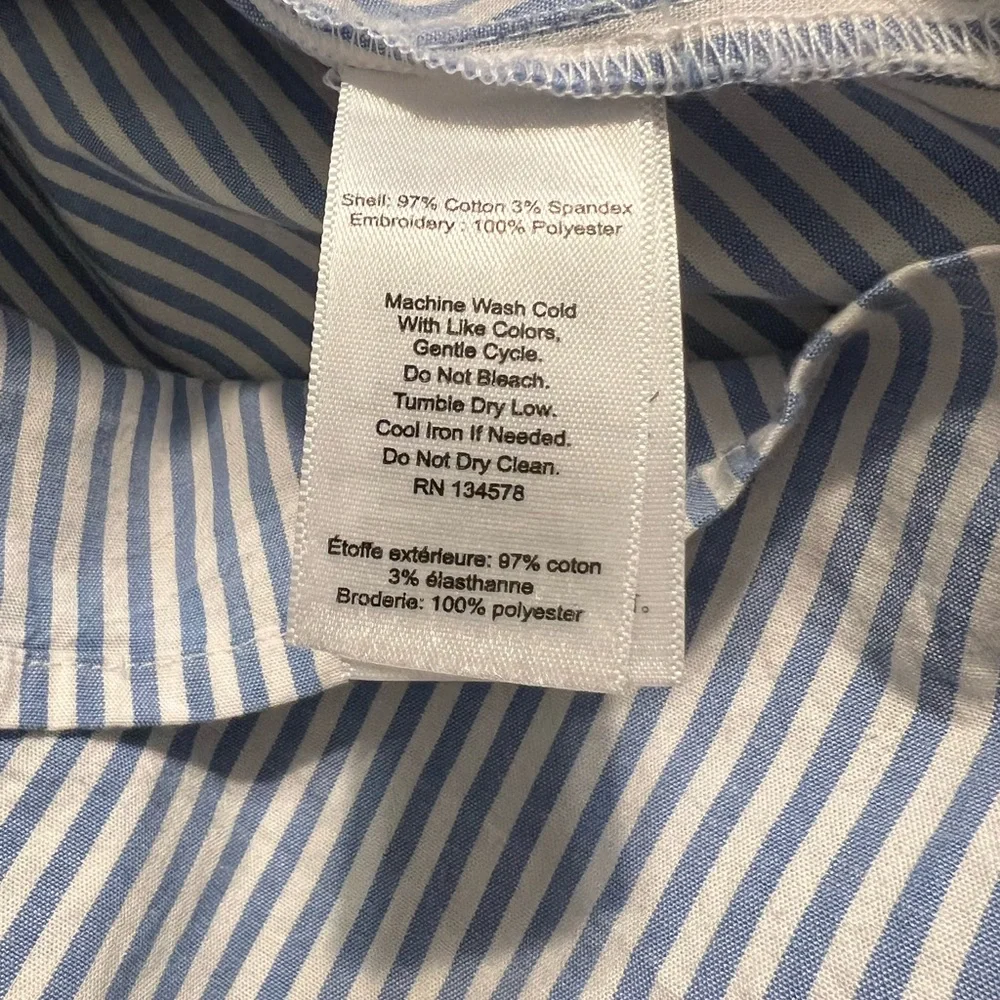 Vineyard Vines Seersucker Embroidered Savannah Top🌹 - Picture 10 of 10